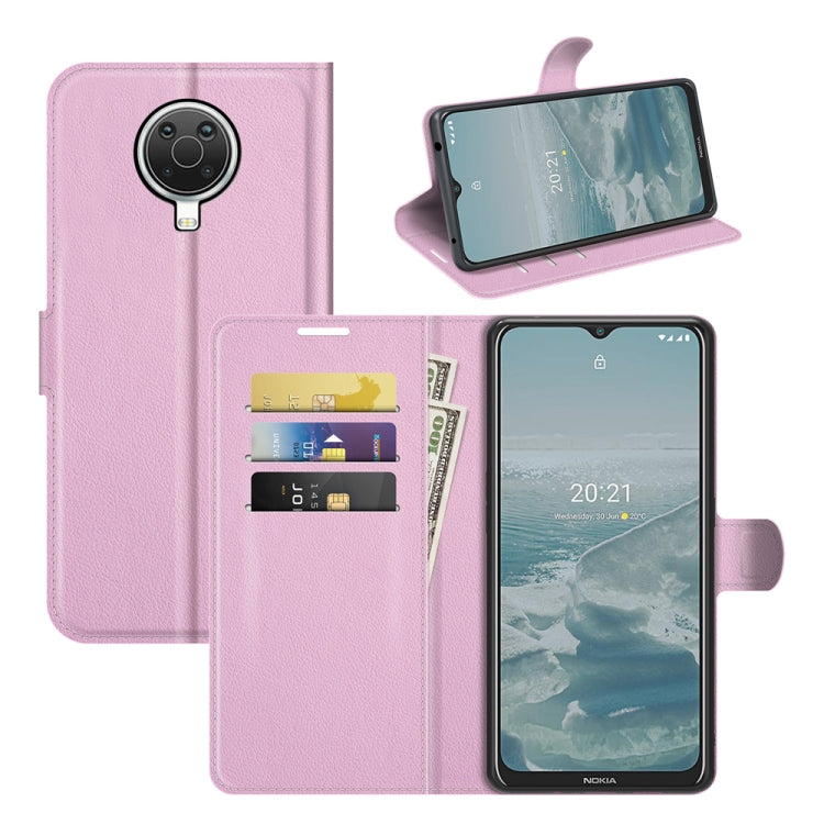 Lavender flip wallet phone case with card slots and stand