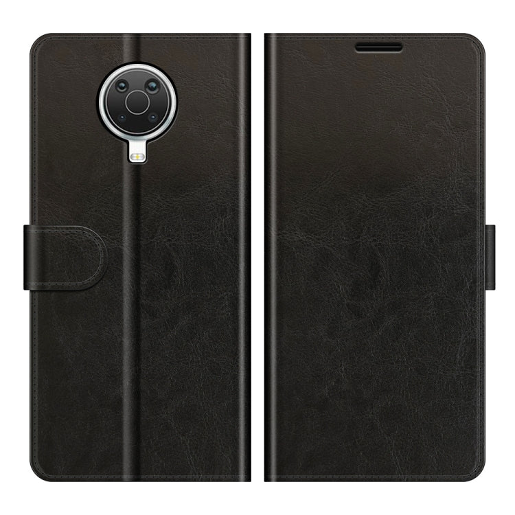 Black textured flip case front cover view for Nokia G10/G20 phone