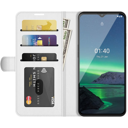 White flip protective phone case with card slots and interior wallet pockets