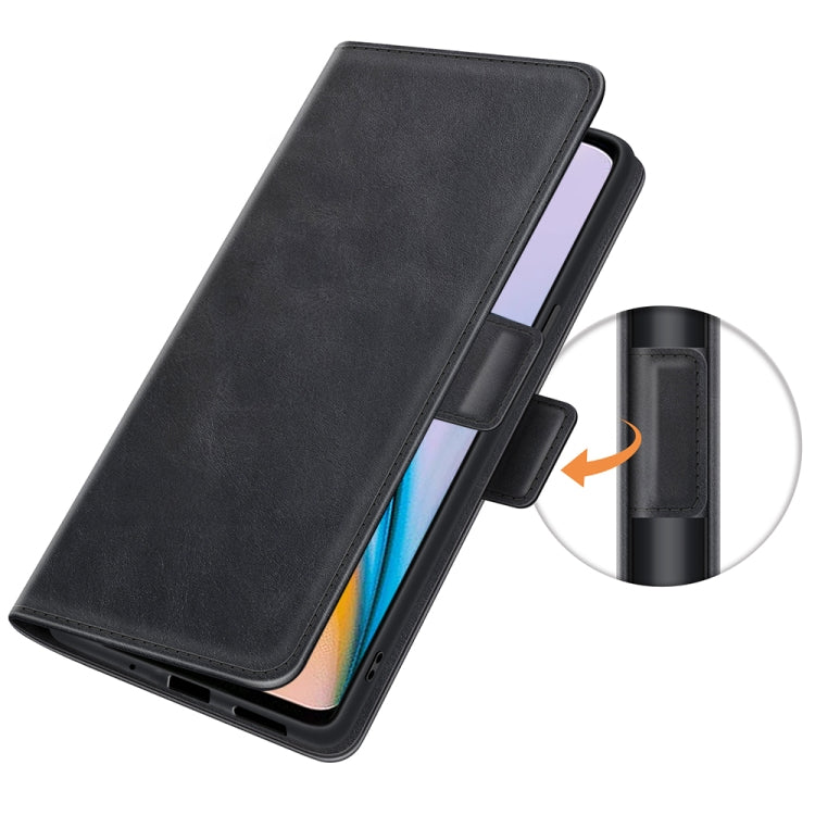 Black leather flip case with side magnetic closure and slim card/holder pocket