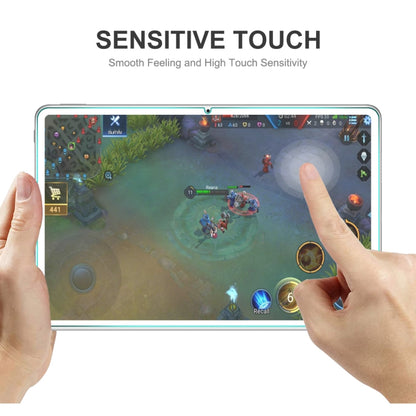 Tempered glass screen protector with smooth, sensitive touch for tablet display