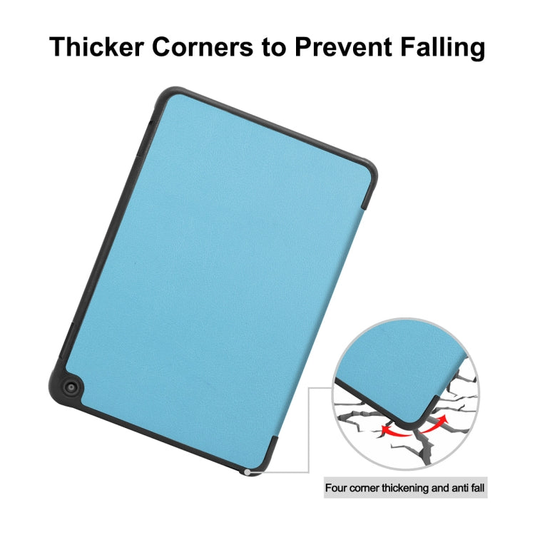 ENKAY flip cover tablet case with reinforced corners for anti-fall protection