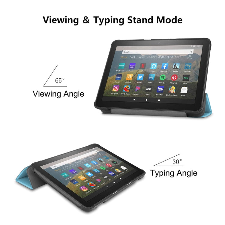 ENKAY flip case with viewing and typing stand angles for Fire HD 8