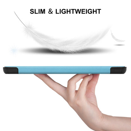 ENKAY slim lightweight flip case held in hand, with protective cover for Fire HD 8