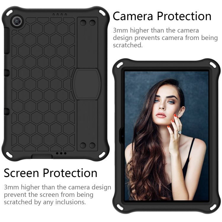 Honeycomb Design EVA + PC Material Four Corner Anti Falling Protective Shell with Strap, For Huawei MediaPad T10 9.7 / T10 10.1