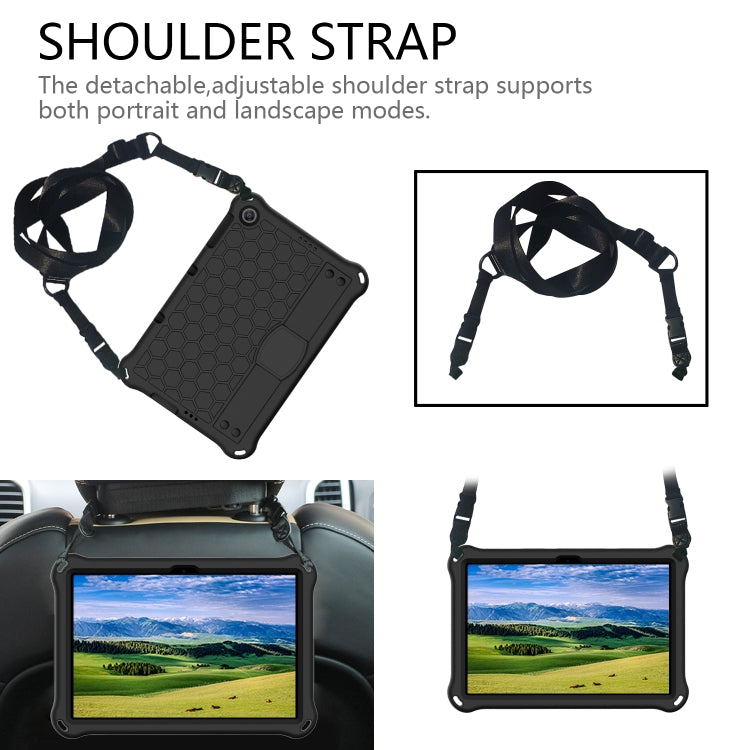 Honeycomb Design EVA + PC Material Four Corner Anti Falling Protective Shell with Strap, For Huawei MediaPad T10 9.7 / T10 10.1