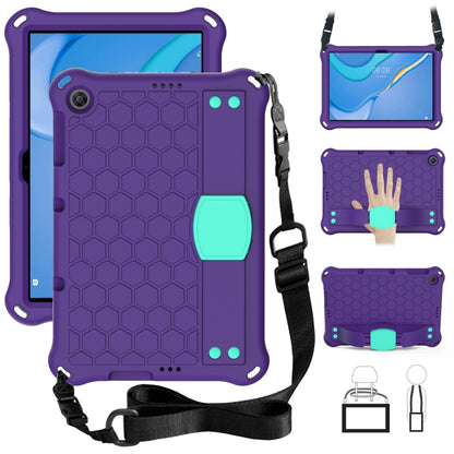 Honeycomb Design EVA + PC Material Four Corner Anti Falling Protective Shell with Strap, For Huawei MediaPad T10 9.7 / T10 10.1