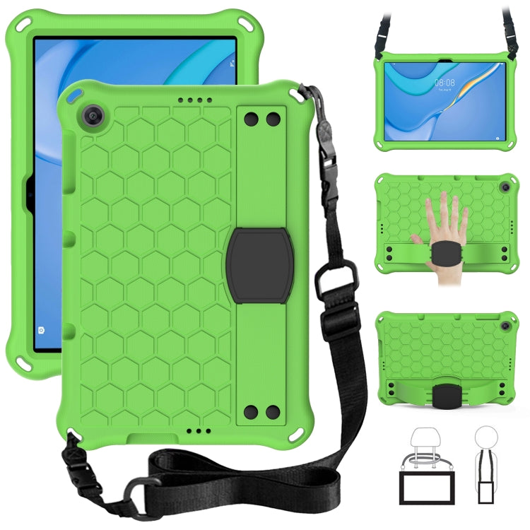 Honeycomb Design EVA + PC Material Four Corner Anti Falling Protective Shell with Strap, For Huawei MediaPad T10 9.7 / T10 10.1