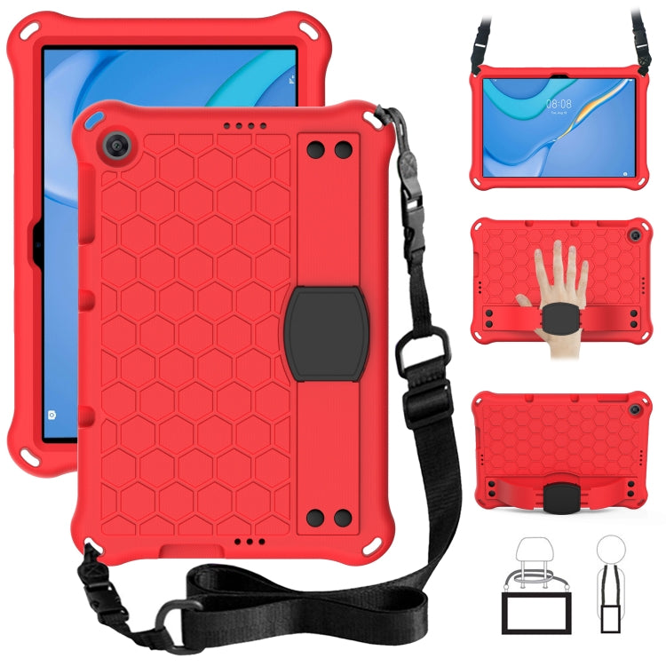 Honeycomb Design EVA + PC Material Four Corner Anti Falling Protective Shell with Strap, For Huawei MediaPad T10 9.7 / T10 10.1