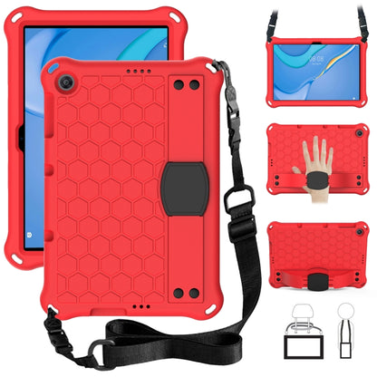 Honeycomb Design EVA + PC Material Four Corner Anti Falling Protective Shell with Strap, For Huawei MediaPad T10 9.7 / T10 10.1