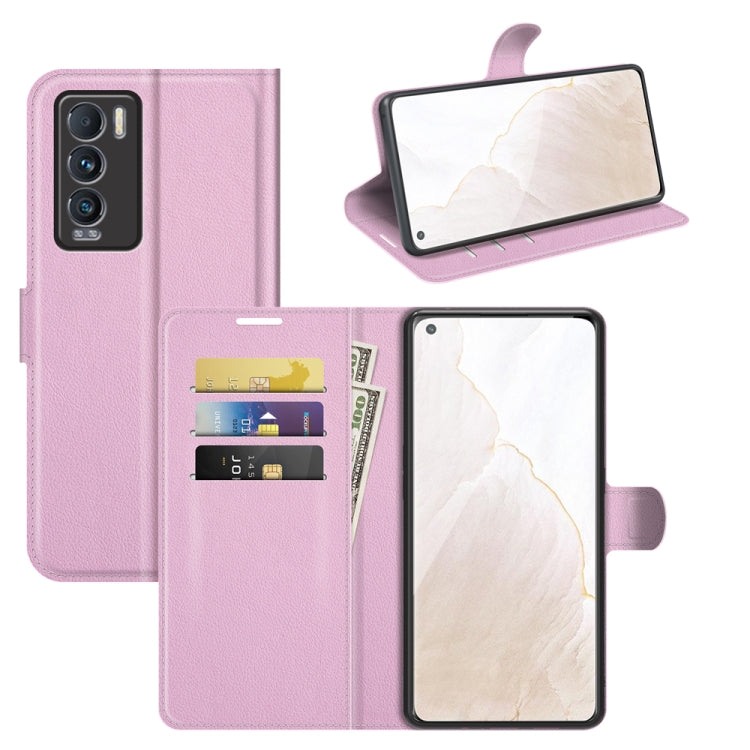 Lilac textured phone wallet flip case with card slots and stand holder