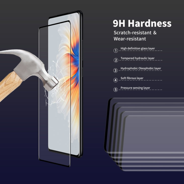 Curved tempered glass screen protector for Xiaomi Mix 4 with layered protection design