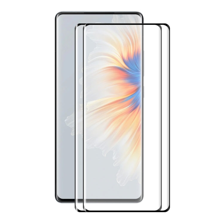 Two ENKAY curved tempered glass screen protectors for Xiaomi Mix 4, full coverage