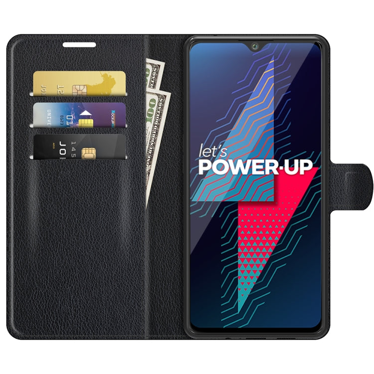 Black flip phone wallet case with card slots and window front cover