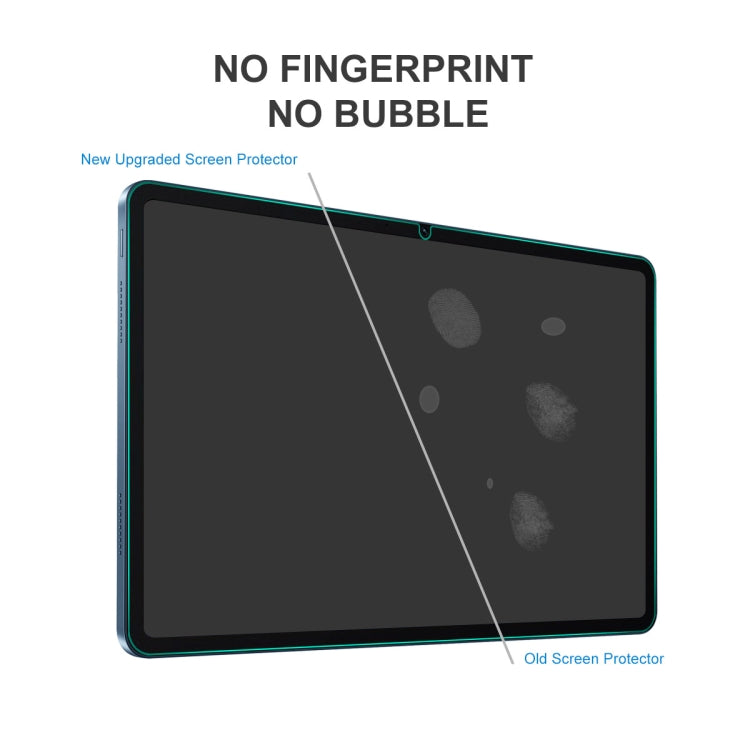 Tempered glass screen protector with anti-fingerprint and bubble-free install