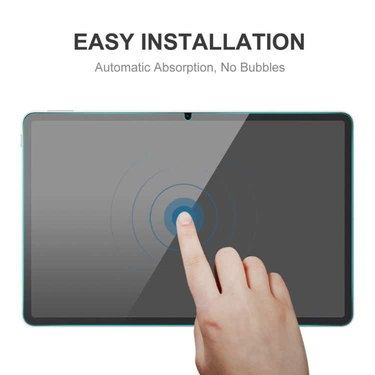 Tempered glass screen protector showing easy installation and bubble-free fit