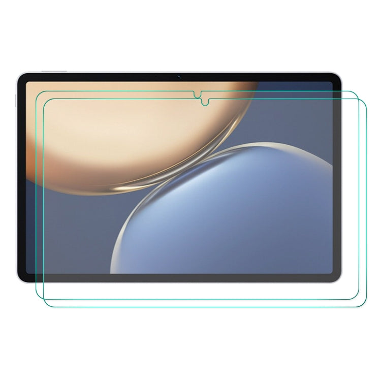 Dual tablet tempered glass screen protector films, clear alignment