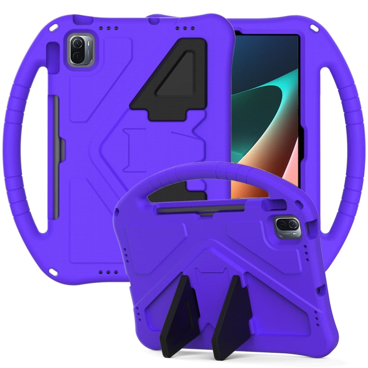 EVA Flat Anti Falling Protective Case Shell with Holder, For Xiaomi Pad 5 / Pad 5 Pro 2021