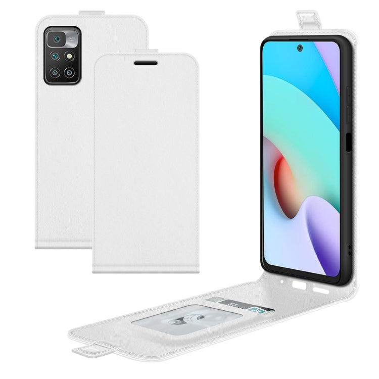 White vertical flip leather phone case with phone cover and card/photo pocket