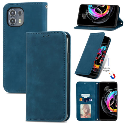 Retro Skin Feel Business Magnetic Horizontal Flip Leather Case With Holder & Card Slots & Wallet & Photo Frame, For Motorola Edge 20 Lite, For Motorola Edge 20 Pro, For Motorola Edge 20