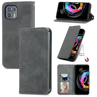 Retro Skin Feel Business Magnetic Horizontal Flip Leather Case With Holder & Card Slots & Wallet & Photo Frame, For Motorola Edge 20 Lite, For Motorola Edge 20 Pro, For Motorola Edge 20