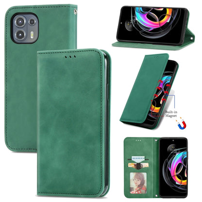 Retro Skin Feel Business Magnetic Horizontal Flip Leather Case With Holder & Card Slots & Wallet & Photo Frame, For Motorola Edge 20 Lite, For Motorola Edge 20 Pro, For Motorola Edge 20
