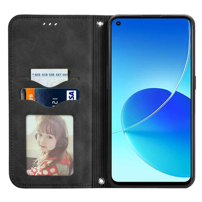Retro Skin Feel Business Magnetic Horizontal Flip Leather Case With Holder & Card Slots & Wallet & Photo Frame, For OPPO Reno6 Z, For OPPO Realme GT Master