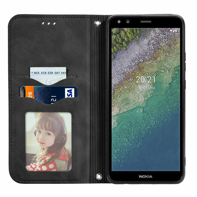 Retro Skin Feel Business Magnetic Horizontal Flip Leather Case with Holder & Card Slots & Wallet & Photo Frame, For Nokia C01 Plus, For Nokia  XR 20, For Huawei Maimang 10 SE, For Cubot Note 20, For Alcatel 1S 2021, For ZTE Nubia Z30 Pro               ...