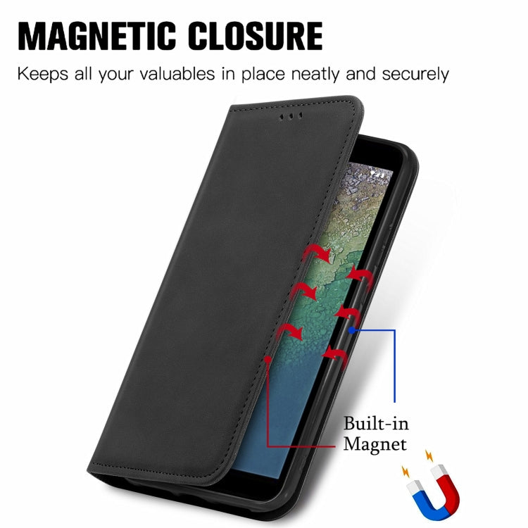 Retro Skin Feel Business Magnetic Horizontal Flip Leather Case with Holder & Card Slots & Wallet & Photo Frame, For Nokia C01 Plus, For Nokia  XR 20, For Huawei Maimang 10 SE, For Cubot Note 20, For Alcatel 1S 2021, For ZTE Nubia Z30 Pro               ...