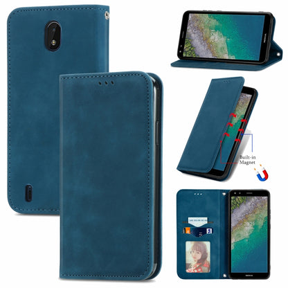 Retro Skin Feel Business Magnetic Horizontal Flip Leather Case with Holder & Card Slots & Wallet & Photo Frame, For Nokia C01 Plus, For Nokia  XR 20, For Huawei Maimang 10 SE, For Cubot Note 20, For Alcatel 1S 2021, For ZTE Nubia Z30 Pro               ...