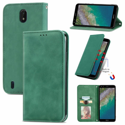 Retro Skin Feel Business Magnetic Horizontal Flip Leather Case with Holder & Card Slots & Wallet & Photo Frame, For Nokia C01 Plus, For Nokia  XR 20, For Huawei Maimang 10 SE, For Cubot Note 20, For Alcatel 1S 2021, For ZTE Nubia Z30 Pro               ...