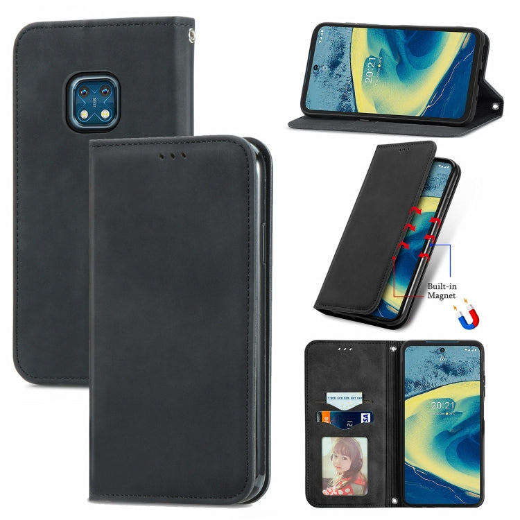 Retro Skin Feel Business Magnetic Horizontal Flip Leather Case with Holder & Card Slots & Wallet & Photo Frame, For Nokia C01 Plus, For Nokia  XR 20, For Huawei Maimang 10 SE, For Cubot Note 20, For Alcatel 1S 2021, For ZTE Nubia Z30 Pro               ...
