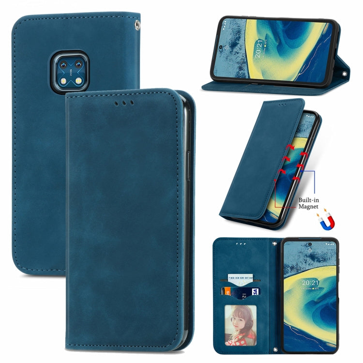 Retro Skin Feel Business Magnetic Horizontal Flip Leather Case with Holder & Card Slots & Wallet & Photo Frame, For Nokia C01 Plus, For Nokia  XR 20, For Huawei Maimang 10 SE, For Cubot Note 20, For Alcatel 1S 2021, For ZTE Nubia Z30 Pro               ...