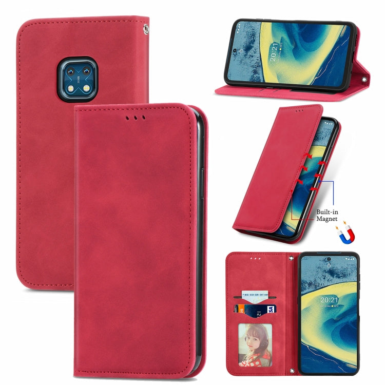 Retro Skin Feel Business Magnetic Horizontal Flip Leather Case with Holder & Card Slots & Wallet & Photo Frame, For Nokia C01 Plus, For Nokia  XR 20, For Huawei Maimang 10 SE, For Cubot Note 20, For Alcatel 1S 2021, For ZTE Nubia Z30 Pro               ...
