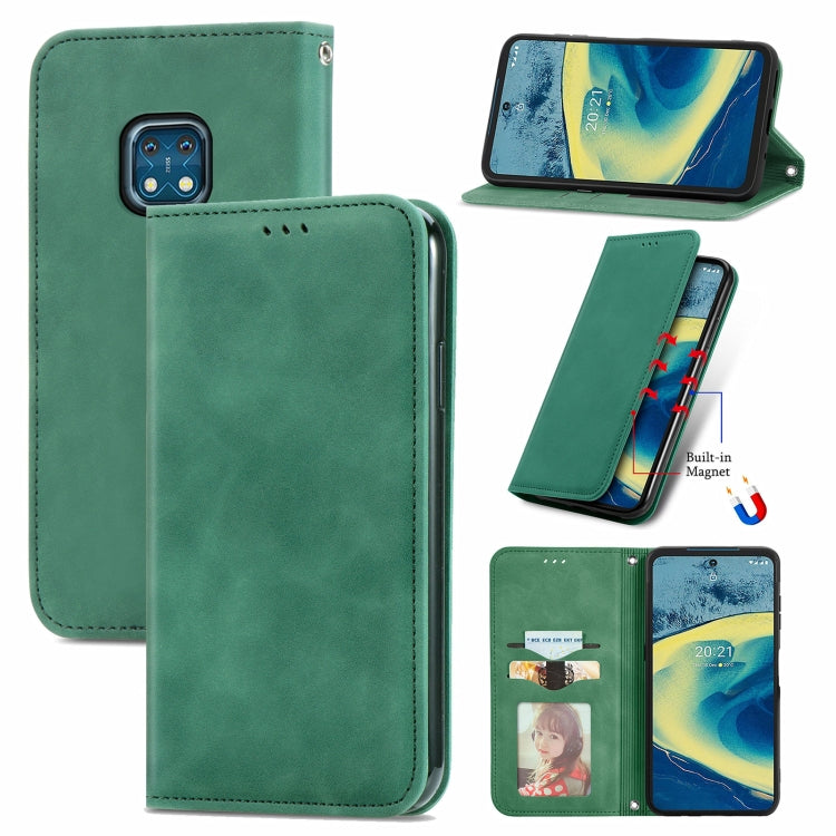 Retro Skin Feel Business Magnetic Horizontal Flip Leather Case with Holder & Card Slots & Wallet & Photo Frame, For Nokia C01 Plus, For Nokia  XR 20, For Huawei Maimang 10 SE, For Cubot Note 20, For Alcatel 1S 2021, For ZTE Nubia Z30 Pro               ...