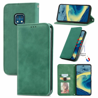 Retro Skin Feel Business Magnetic Horizontal Flip Leather Case with Holder & Card Slots & Wallet & Photo Frame, For Nokia C01 Plus, For Nokia  XR 20, For Huawei Maimang 10 SE, For Cubot Note 20, For Alcatel 1S 2021, For ZTE Nubia Z30 Pro               ...