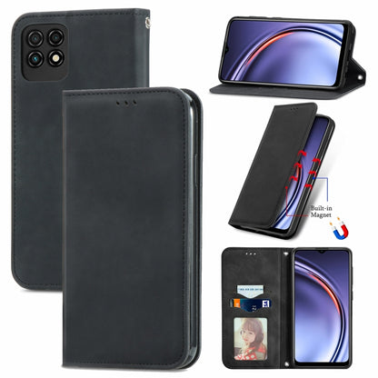 Retro Skin Feel Business Magnetic Horizontal Flip Leather Case with Holder & Card Slots & Wallet & Photo Frame, For Nokia C01 Plus, For Nokia  XR 20, For Huawei Maimang 10 SE, For Cubot Note 20, For Alcatel 1S 2021, For ZTE Nubia Z30 Pro               ...