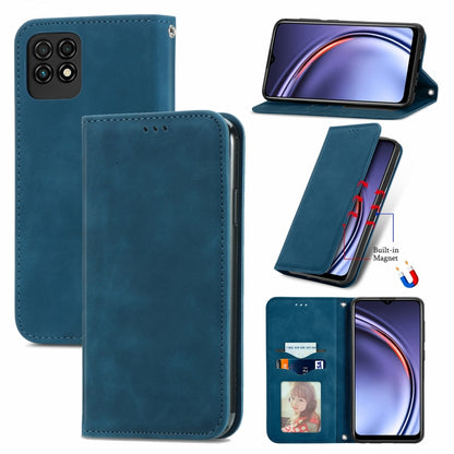 Retro Skin Feel Business Magnetic Horizontal Flip Leather Case with Holder & Card Slots & Wallet & Photo Frame, For Nokia C01 Plus, For Nokia  XR 20, For Huawei Maimang 10 SE, For Cubot Note 20, For Alcatel 1S 2021, For ZTE Nubia Z30 Pro               ...