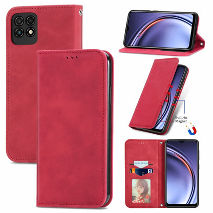 Retro Skin Feel Business Magnetic Horizontal Flip Leather Case with Holder & Card Slots & Wallet & Photo Frame, For Nokia C01 Plus, For Nokia  XR 20, For Huawei Maimang 10 SE, For Cubot Note 20, For Alcatel 1S 2021, For ZTE Nubia Z30 Pro               ...