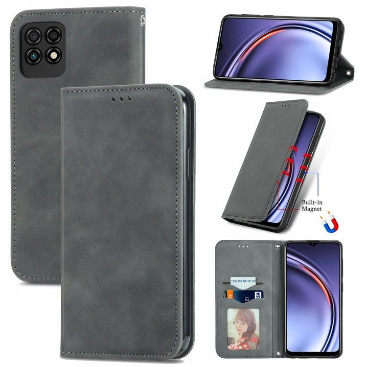 Retro Skin Feel Business Magnetic Horizontal Flip Leather Case with Holder & Card Slots & Wallet & Photo Frame, For Nokia C01 Plus, For Nokia  XR 20, For Huawei Maimang 10 SE, For Cubot Note 20, For Alcatel 1S 2021, For ZTE Nubia Z30 Pro               ...