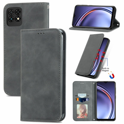 Retro Skin Feel Business Magnetic Horizontal Flip Leather Case with Holder & Card Slots & Wallet & Photo Frame, For Nokia C01 Plus, For Nokia  XR 20, For Huawei Maimang 10 SE, For Cubot Note 20, For Alcatel 1S 2021, For ZTE Nubia Z30 Pro               ...