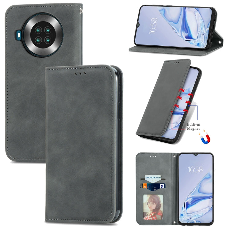 Retro Skin Feel Business Magnetic Horizontal Flip Leather Case with Holder & Card Slots & Wallet & Photo Frame, For Nokia C01 Plus, For Nokia  XR 20, For Huawei Maimang 10 SE, For Cubot Note 20, For Alcatel 1S 2021, For ZTE Nubia Z30 Pro               ...
