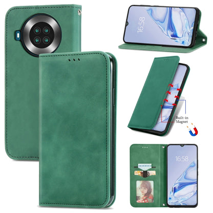 Retro Skin Feel Business Magnetic Horizontal Flip Leather Case with Holder & Card Slots & Wallet & Photo Frame, For Nokia C01 Plus, For Nokia  XR 20, For Huawei Maimang 10 SE, For Cubot Note 20, For Alcatel 1S 2021, For ZTE Nubia Z30 Pro               ...