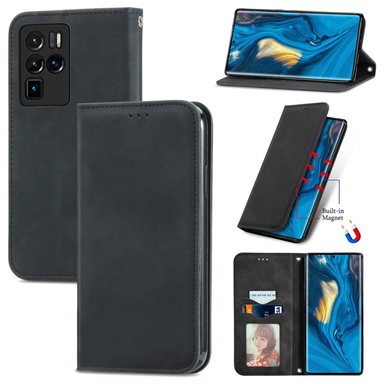 Retro Skin Feel Business Magnetic Horizontal Flip Leather Case with Holder & Card Slots & Wallet & Photo Frame, For Nokia C01 Plus, For Nokia  XR 20, For Huawei Maimang 10 SE, For Cubot Note 20, For Alcatel 1S 2021, For ZTE Nubia Z30 Pro               ...