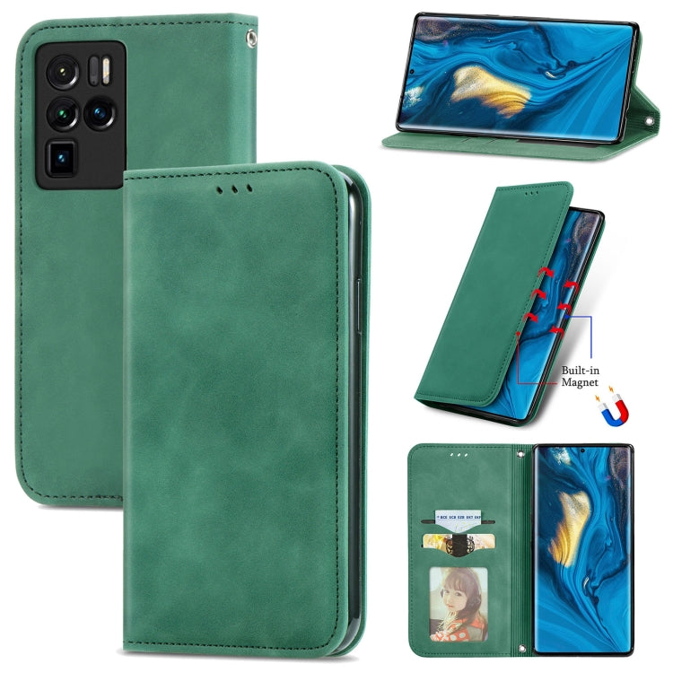 Retro Skin Feel Business Magnetic Horizontal Flip Leather Case with Holder & Card Slots & Wallet & Photo Frame, For Nokia C01 Plus, For Nokia  XR 20, For Huawei Maimang 10 SE, For Cubot Note 20, For Alcatel 1S 2021, For ZTE Nubia Z30 Pro               ...