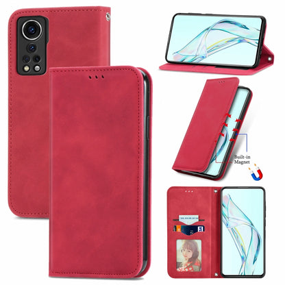 Retro Skin Feel Business Magnetic Horizontal Flip Leather Case with Holder & Card Slots & Wallet & Photo Frame, For Nokia C01 Plus, For Nokia  XR 20, For Huawei Maimang 10 SE, For Cubot Note 20, For Alcatel 1S 2021, For ZTE Nubia Z30 Pro               ...