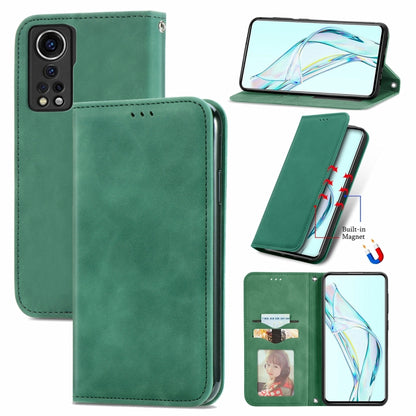 Retro Skin Feel Business Magnetic Horizontal Flip Leather Case with Holder & Card Slots & Wallet & Photo Frame, For Nokia C01 Plus, For Nokia  XR 20, For Huawei Maimang 10 SE, For Cubot Note 20, For Alcatel 1S 2021, For ZTE Nubia Z30 Pro               ...