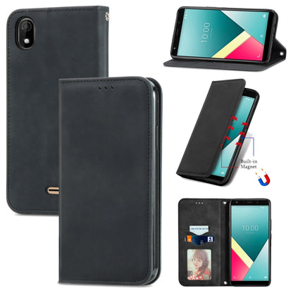 Retro Skin Feel Business Magnetic Horizontal Flip Leather Case with Holder & Card Slots & Wallet & Photo Frame, For Nokia C01 Plus, For Nokia  XR 20, For Huawei Maimang 10 SE, For Cubot Note 20, For Alcatel 1S 2021, For ZTE Nubia Z30 Pro               ...