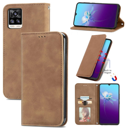Retro Skin Feel Business Magnetic Horizontal Flip Leather Case with Holder & Card Slots & Wallet & Photo Frame, For Nokia C01 Plus, For Nokia  XR 20, For Huawei Maimang 10 SE, For Cubot Note 20, For Alcatel 1S 2021, For ZTE Nubia Z30 Pro               ...