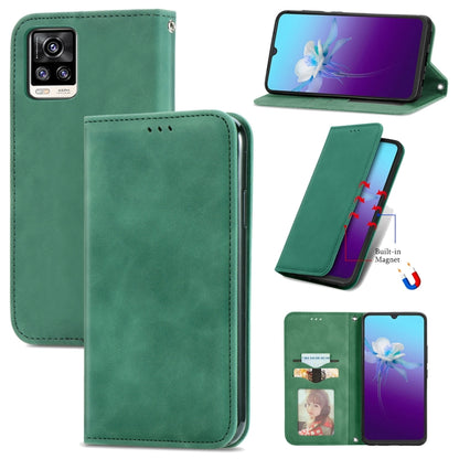 Retro Skin Feel Business Magnetic Horizontal Flip Leather Case with Holder & Card Slots & Wallet & Photo Frame, For Nokia C01 Plus, For Nokia  XR 20, For Huawei Maimang 10 SE, For Cubot Note 20, For Alcatel 1S 2021, For ZTE Nubia Z30 Pro               ...